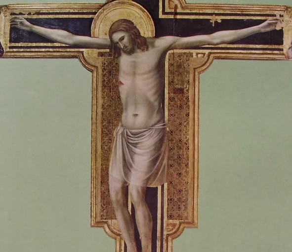 Giotto: Crocifisso, cm. 430 x 303, Tempio Malatestiano, Rimini.